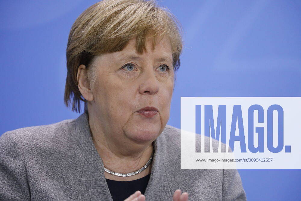 Chancellor Angela Merkel, Germany, Berlin, Federal Chancellery, Press conference by Chancellor Merkel following the meeting with the heads of government of the Länder in connection with the coronavirus