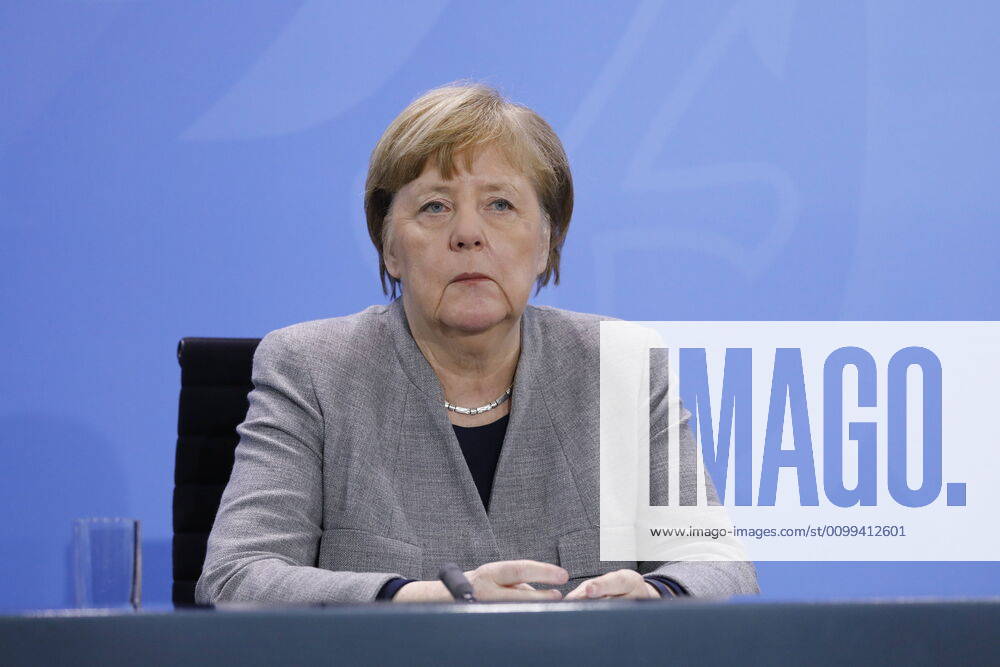 Chancellor Angela Merkel, Germany, Berlin, Federal Chancellery, Press conference by Chancellor Merkel following the meeting with the heads of government of the Länder in connection with the coronavirus