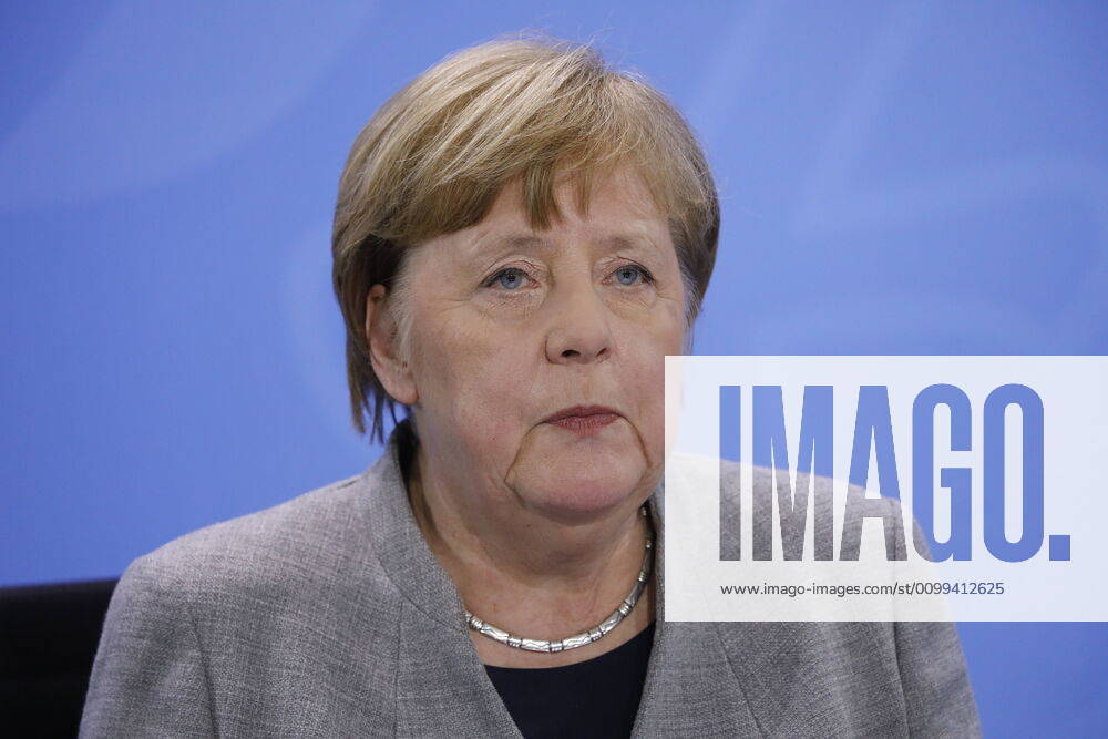 Chancellor Angela Merkel, Germany, Berlin, Federal Chancellery, Press conference by Chancellor Merkel following the meeting with the heads of government of the Länder in connection with the coronavirus