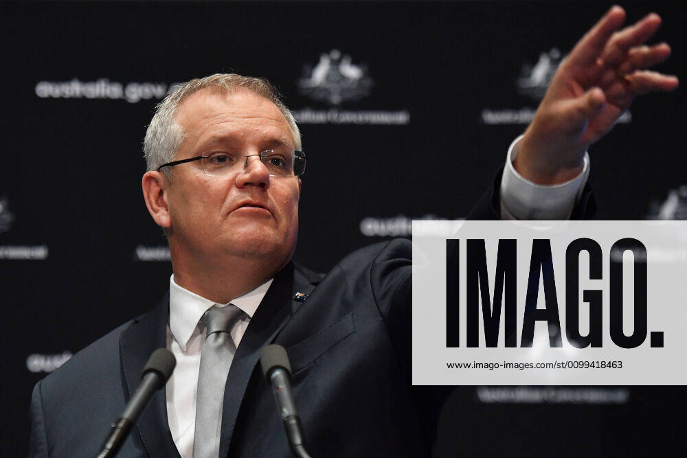 SCOTT MORRISON CORONAVIRUS UPDATE, Prime Minister Scott Morrison gives a coronavirus update at a press conference at Parliament House in Canberra, Thursday, April 16, 2020. ( NO ARCHIVING, , NO USE IN BOOKS WITHOUT CONSENT Canberra ACT AUSTRALIA