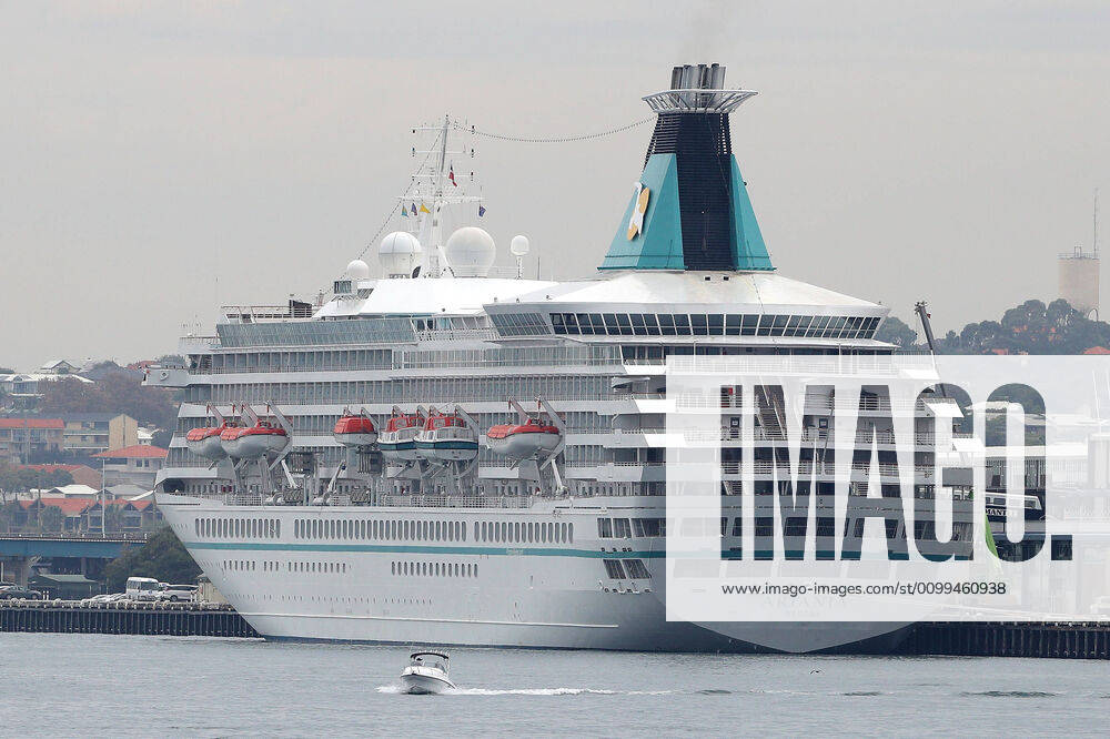ARTANIA CRUISE SHIP DEPARTURE, The cruise ship Artania is seen preparing to depart Fremantle harbour on Saturday, April 18, 2020. The MV Artania arrived in Fremantle over three weeks ago and a reported 79 crew and passengers have tested poitive for coronavirus. Two crew members and one passenger have died from the virus. ( NO ARCHIVING, , NO USE IN BOOKS WITHOUT CONSENT PERTH WA AUSTRALIA