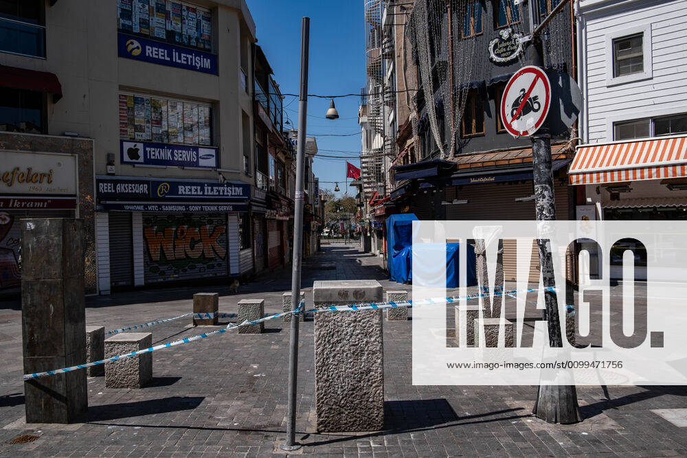 (200419) -- ISTANBUL, April 19, 2020 (Xinhua) -- Photo taken on April 18, 2020 shows an empty street amid the COVID-19 pandemic in Istanbul, Turkey. Turkey s COVID-19 cases on Saturday surged to 82,329 after 3,783 new cases were confirmed, becoming the hardest-hit country of the novel coronavirus in the Middle East. (Xinhua) TURKEY-ISTANBUL-COVID-19
