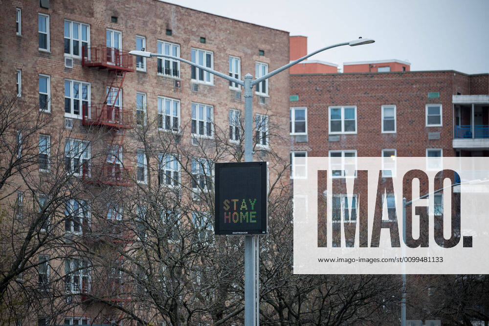 (200420) -- NEW YORK, April 20, 2020 (Xinhua) -- A digital board signaling Stay Home is seen on the Coney Island in the Brooklyn borough of New York, the United States, April 19, 2020. The total number of COVID-19 cases in the United States topped 750,000 Sunday evening, reaching 759,086 as of 8:00 p.m. (0000 GMT on Monday), according to the Center for Systems Science and Engineering (CSSE) at Johns Hopkins University. A total of 40,661 people have died of the disease in the country, according to the CSSE. (Photo by Michael Nagle Xinhua) U.S.-NEW YORK-COVID-19