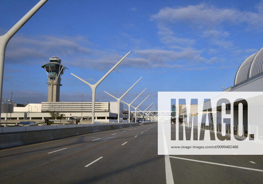 Los Angeles International Airport is devoid of activity early evening on Sunday, April 19, 2020 in Los Angeles. Mayor Eric Garcetti said 95% of air travel has stopped in his city as Los Angeles sees the biggest drop of airplane travel in LAX history. LAP2020041936 JIMxRUYMEN