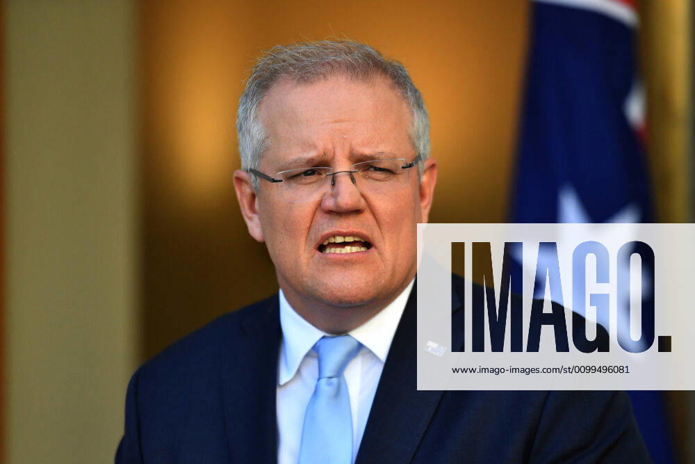 SCOTT MORRISON CORONAVIRUS UPDATE, Prime Minister Scott Morrison speaks to the media at a press conference in Canberra, Tuesday, April 21, 2020. ( NO ARCHIVING, , NO USE IN BOOKS WITHOUT CONSENT Canberra ACT AUSTRALIA