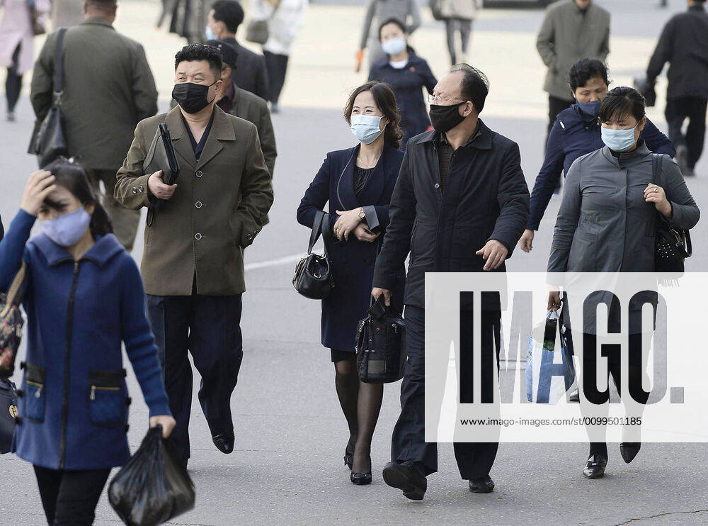 Scenes from Pyongyang People walk in Pyongyang on April 21, 2020, wearing masks amid concerns over the new coronavirus. CNN has reported that North Korean leader Kim Jong Un is in grave danger after surgery, citing a U.S. official with direct knowledge.