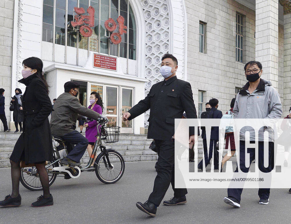 Scenes from Pyongyang People walk in Pyongyang on April 21, 2020, wearing masks amid concerns over the new coronavirus. CNN has reported that North Korean leader Kim Jong Un is in grave danger after surgery, citing a U.S. official with direct knowledge.