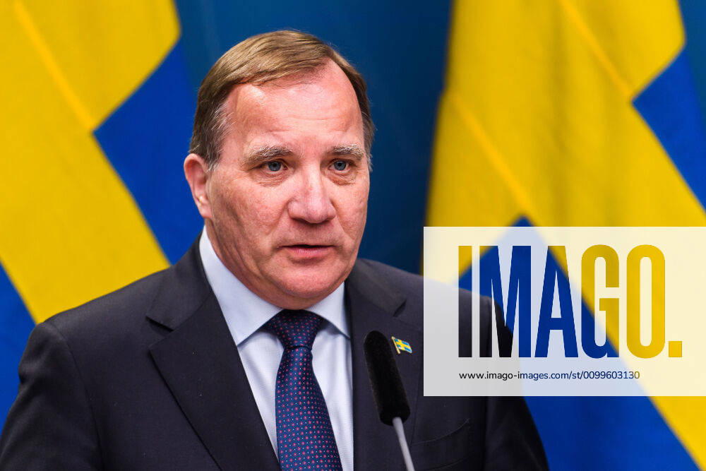 Stefan Löfven, Prime Minister of Sweden, during a press conference with the government of Sweden regarding the coronavirus, Covid 19, on April 22, 2020 in Stockholm Photo Maxim Thorà BILDBYRAN kod MT bbeng press conference government policy corona virus coronaviruset covid 19 press conference public events coronavirus,