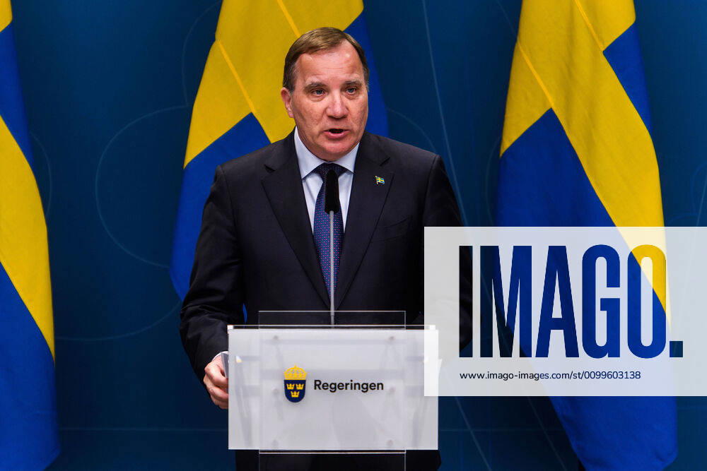 Stefan Löfven, Prime Minister of Sweden, during a press conference with the government of Sweden regarding the coronavirus, Covid 19, on April 22, 2020 in Stockholm Photo Maxim Thorà BILDBYRAN kod MT bbeng press conference government policy corona virus coronaviruset covid 19 press conference public events coronavirus,