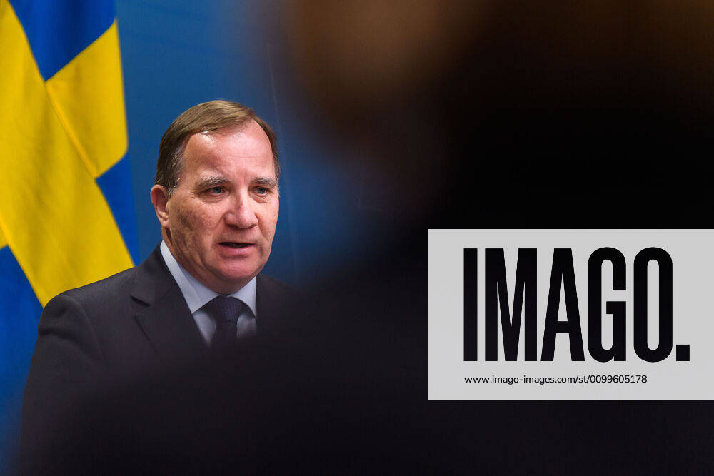 Stefan Löfven, Prime Minister of Sweden, during a press conference with the government of Sweden regarding the coronavirus, Covid 19, on April 22, 2020 in Stockholm Photo Maxim Thorà BILDBYRAN kod MT bbeng press conference government policy corona virus coronaviruset covid 19 press conference public events coronavirus,