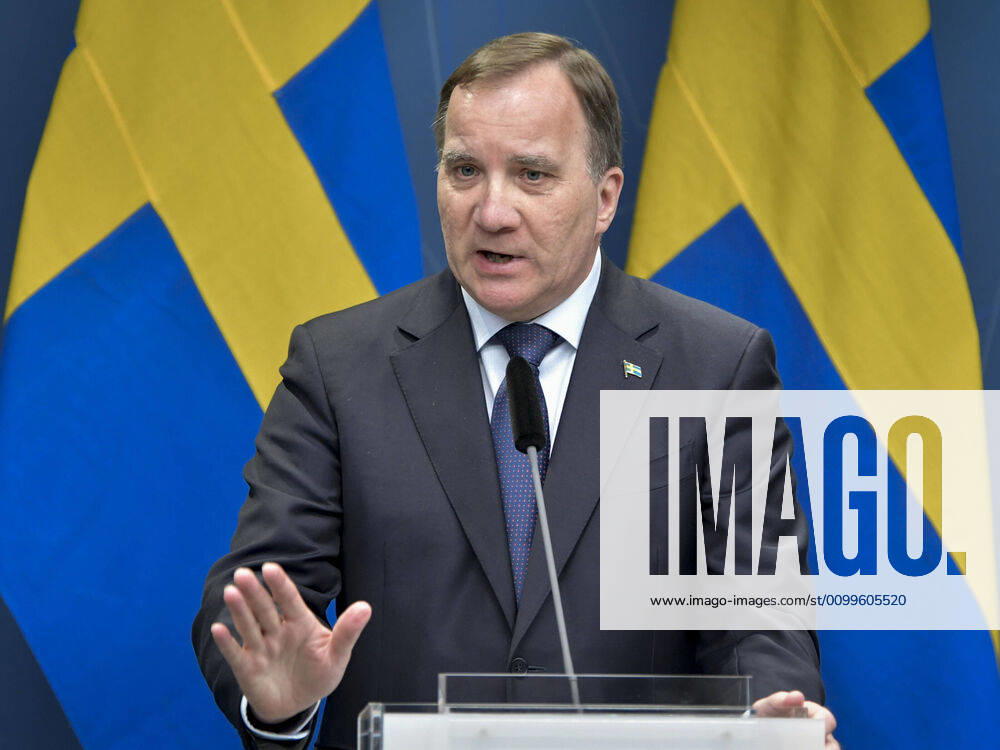 STOCKHOLM 20200422 Prime Minister Stefan Löfven speaks during the government s press conference on covid 19 outbreak Wednesday April 22, 2020 STOCKHOLM SVERIGE
