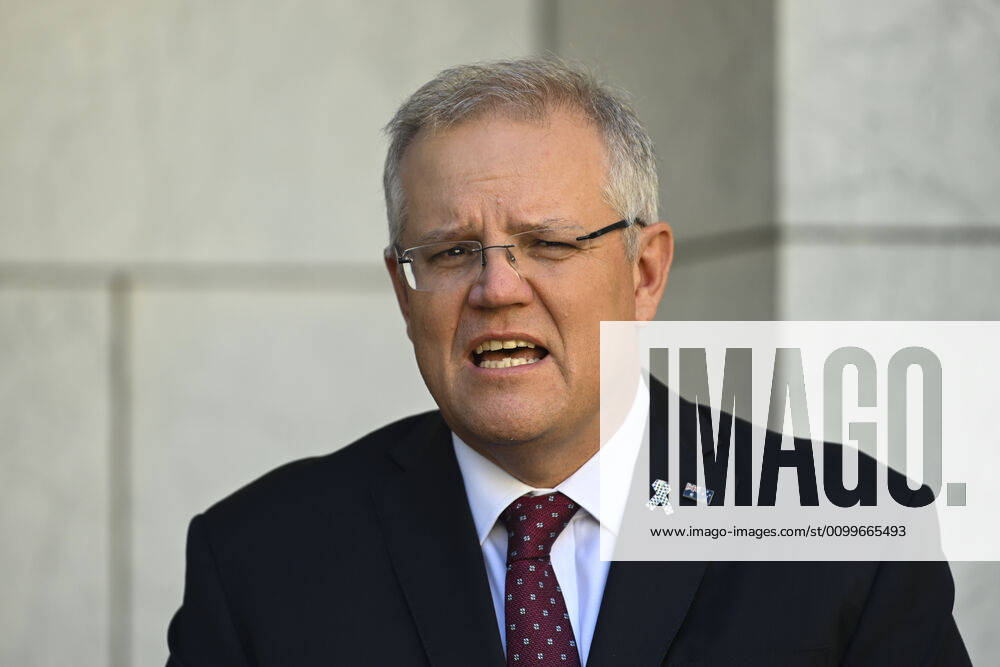 SCOTT MORRISON CORONAVIRUS UPDATE, Australian Prime Minister Scott Morrison speaks to the media during a press conference at Parliament House in Canberra, Thursday, April 23, 2020. ( NO ARCHIVING, , NO USE IN BOOKS WITHOUT CONSENT CANBERRA ACT AUSTRALIA