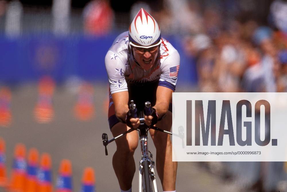 Lance Armstrong (USA) Radsport OS Sommer Herren Olympische Sommerspiele 2000, Olympia, Olympiade, Spiele, Straßenradsport, Straße, Rad, Zeitfahren Einzelbild Sydney