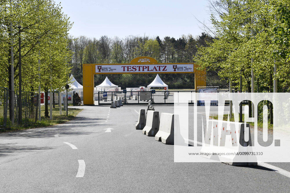 The central fairground at Kurt Schumacher Damm 207 becomes the first corona test station in Berlin Berlin, 23 04 2020 Foto:xF.xFuturexImage