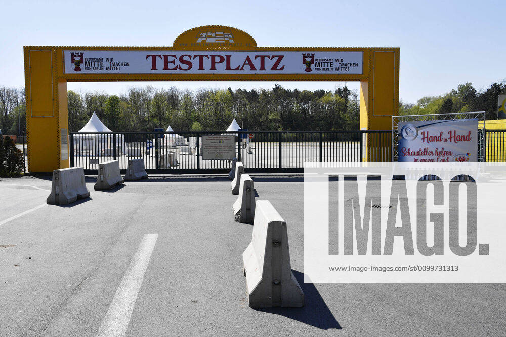 The central fairground at Kurt Schumacher Damm 207 becomes the first corona test station in Berlin Berlin, 23 04 2020 Foto:xF.xFuturexImage