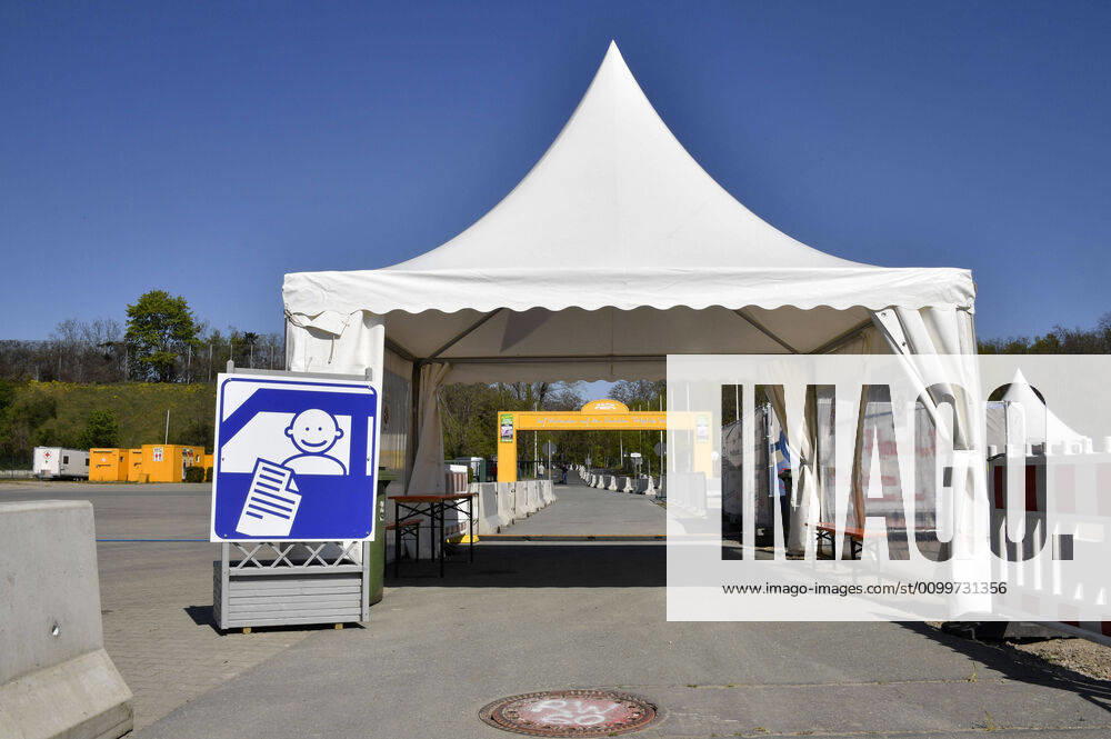 The central fairground at Kurt Schumacher Damm 207 becomes the first corona test station in Berlin Berlin, 23 04 2020 Foto:xF.xFuturexImage