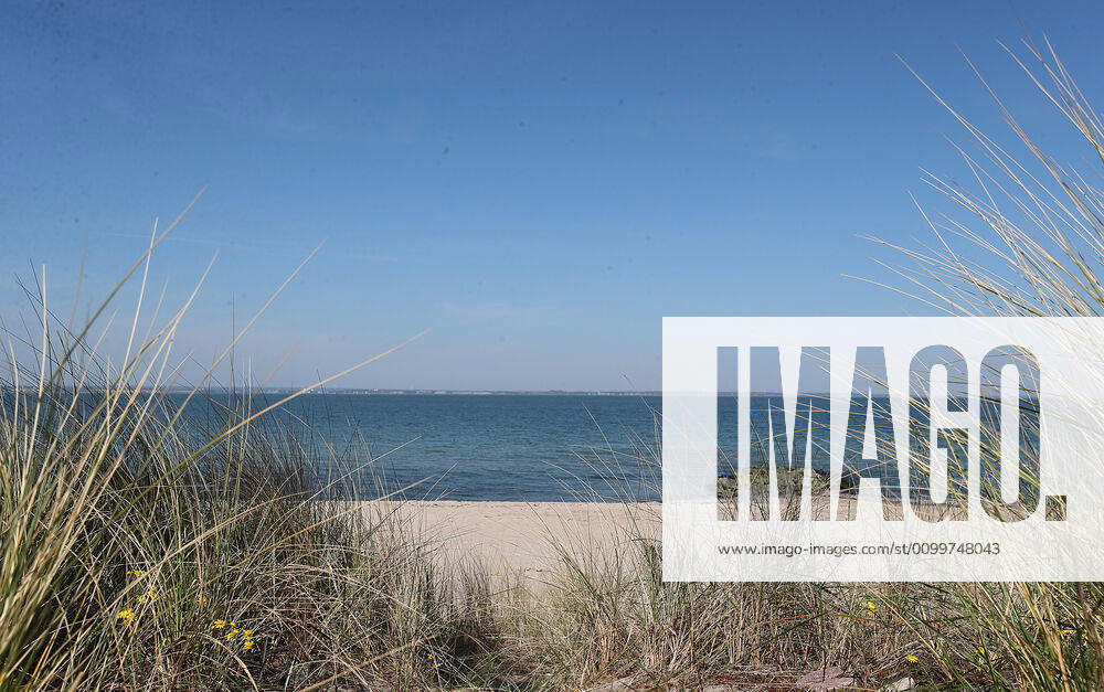 View of the Baltic Sea in Niendorf Beach Niendorf