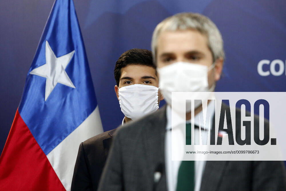 The Minister of National Assets, Julio Isamit and the Minister of the Interior, Gonzalo Blumel, announce that the COVID 19 Territorial Viewer is open to the public. Paul Plaza MBN Via Aton Chile, Santiago Chile Aton 414073