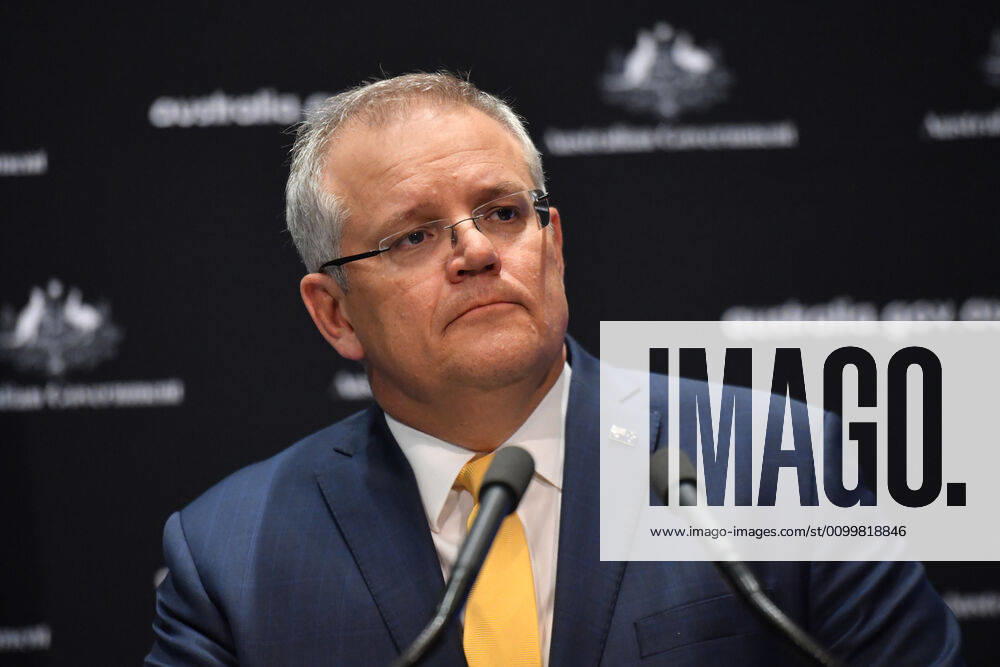 SCOTT MORRISON CORONAVIRUS UPDATE, Prime Minister Scott Morrison gives a coronavirus update at a press conference at Parliament House in Canberra, Friday, April 24, 2020. ( NO ARCHIVING, , NO USE IN BOOKS WITHOUT CONSENT Canberra ACT AUSTRALIA