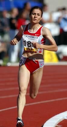 Süreyya Ayhan (Türkei) Leichtathletik Damen ISTAF 2003, Golden League, Meeting, Leichtathletikmeeting, Einzelbild Berlin