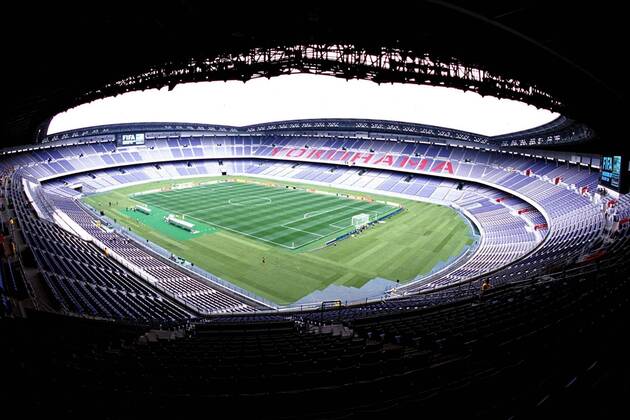 International Stadium in Yokohama Fußball WM Herren Vorschau 2001 Weltmeisterschaft 2002, Austragungsort, Austragungsorte, Wettkampfstätte Totale International Stadium Yokohama