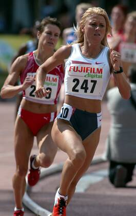 Jolanda Ceplak (Slowenien) Leichtathletik Damen Meeting 2004, Leichtathletikmeeting, Sportfest, Leichtathletiksportfest, Vdig Gruppe Erfurt