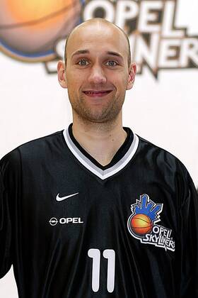 Pascal Roller (Frankfurt) Basketball 1. BL Herren BBL 2004 2005, Opel Skyliners Frankfurt, Shooting, Fotoshooting, Fototermin Porträt Frankfurt M.