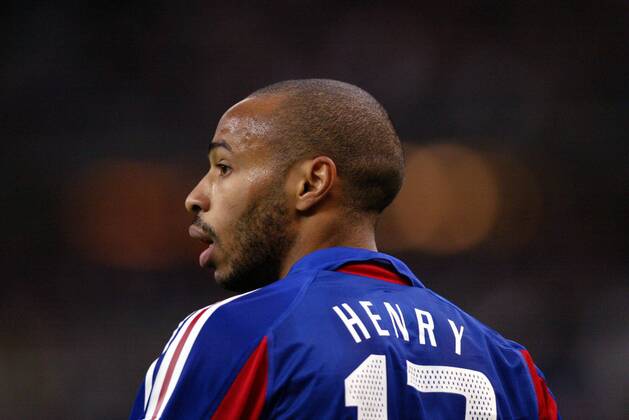 Thierry Henry (Frankreich) Fußball Länderspiel Herren Länderspiel 2004, Testspiel, Test, Freundschaftsspiel, Nationalmannschaft, Nationalteam Porträt pan7725 Paris, St. Denis, Saint
