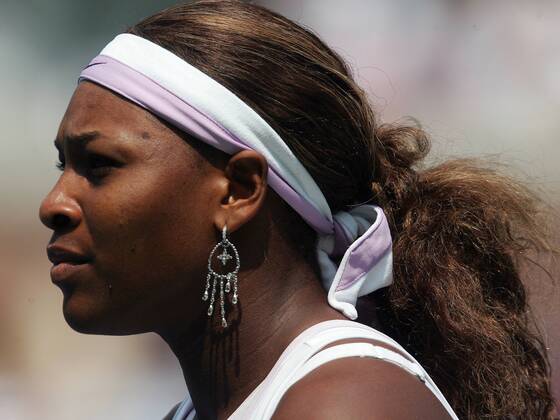 Serena Williams (USA) Tennis Damen US Open 2005, Grand Slam, WTA Tour Porträt Flushing Meadow, Meadows New York