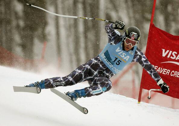 Kjetil Andre Aamodt (Norwegen) - Alpiner Skilauf Herren Weltcup 2005 2006, Welt Cup, Worldcup, World, WC, Ski Alpin, Skisport, Abfahrt Einzelbild Beaver Creek Colorado Dynamik,