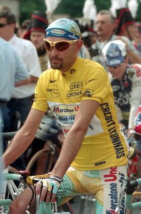 Marco Pantani (Italien Mercatone Uno) -  Radsport Herren Tour de France 1998, Straßenradsport, Straße, Rad, Vneg Einzelbild 16. Etappe: Vizille - Albertville
