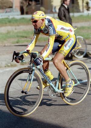 Marco Pantani (Italien Mercatone Uno) -  Radsport Herren 90. Mailand - San Remo 1999, Milan, Straßenradsport, Straße, Rad, Vneg Einzelbild