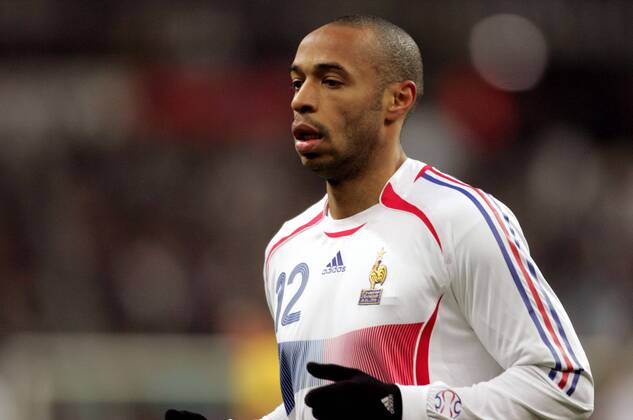 Thierry Henry (Frankreich) Fußball Länderspiel Herren Freundschaftsspiel 2006, Testspiel, Test, Nationalmannschaft, Nationalteam, Nationaltrikot Einzelbild pan12948 Paris