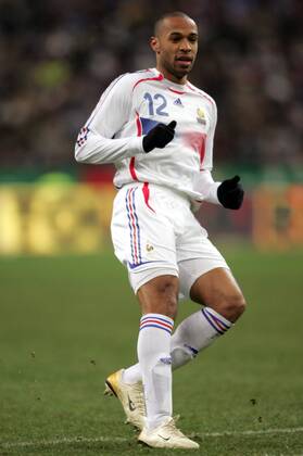 Thierry Henry (Frankreich) Fußball Länderspiel Herren Freundschaftsspiel 2006, Testspiel, Test, Nationalmannschaft, Nationalteam, Nationaltrikot Einzelbild pan12948 Paris Dynamik,