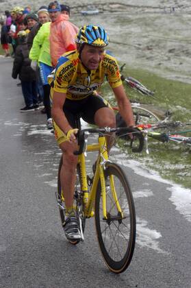 Marco Pantani (Italien Mercatone Uno) -  Radsport Herren Giro d Italia 2003, dItalia, Straßenradsport, Straße, Rad, Vdig Einzelbild 18. Etappe: Santuario di Vicoforte - Valle Varaita