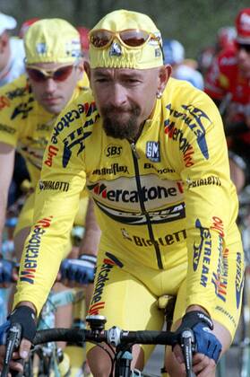 Marco Pantani (Italien Mercatone Uno) -  Radsport Herren Straßenradsport 2001, Straße, Rad Einzelbild Aufnahmedatum geschätzt Radsport Herren Straßenradsport 2001, Straße, Rad Einzelbild Aufnahmedatum geschätzt