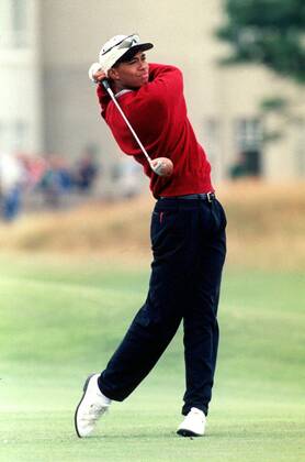 Eldrick Tiger Woods (USA) -  (pan769) Golf Herren Golf 1998 Einzelbild Aufnahmedatum geschätzt Golf Herren Golf 1998 Einzelbild Aufnahmedatum geschätzt  