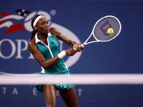 Venus Williams (USA) Tennis Damen US Open 2007, Grand Slam, WTA Tour Einzelbild Flushing Meadow New York, NY, N Y Dynamik, Tennis Damen US Open 2007, Grand Slam, WTA Tour Einzelbild Flushing Meadow New York, NY, N Y Dynamik,
