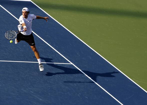 Thomas Haas (Deutschland) Tennis Herren US Open 2007, Grand Slam, ATP Tour Totale Flushing Meadows New York, N Y, NY Dynamik, Tennis Herren US Open 2007, Grand Slam, ATP Tour Totale Flushing Meadows New York, N Y, NY Dynamik,