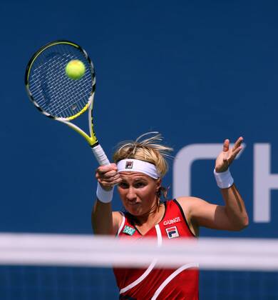 Svetlana Kuznetsova (Russland) Tennis Damen US Open 2007, Grand Slam, WTA Tour Einzelbild Flushing Meadow New York, N Y, NY Dynamik, Tennis Damen US Open 2007, Grand Slam, WTA Tour Einzelbild Flushing Meadow New York, N Y, NY Dynamik,