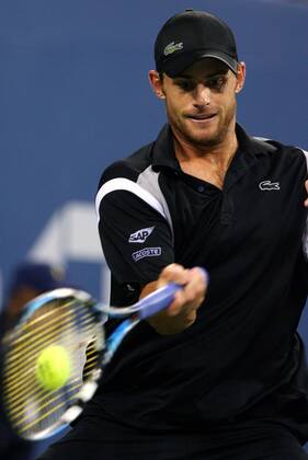 Andy Roddick (USA) -  (NYP20070905136) Tennis Herren US Open 2007, Grand Slam, ATP Tour Einzelbild Flushing Meadow New York, NY, N Y Dynamik, Tennis Herren US Open 2007, Grand Slam, ATP Tour Einzelbild Flushing Meadow New York, NY, N Y Dynamik,