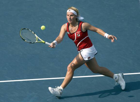 Svetlana Kuznetsova (Russland) Tennis Damen US Open 2007, Grand Slam, WTA Tour, Einzelbild Flushing Meadow New York, NY, N Y Tennis Damen US Open 2007, Grand Slam, WTA Tour, Einzelbild Flushing Meadow New York, NY, N Y
