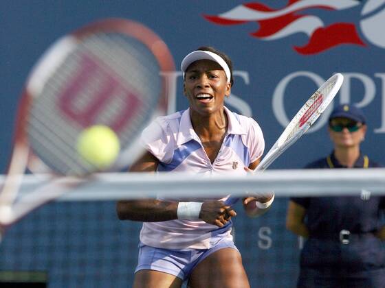 Venus Williams (USA) Tennis Damen US Open 2007, Grand Slam, WTA Tour Einzelbild Flushing Meadow New York, NY, N Y Dynamik, Tennis Damen US Open 2007, Grand Slam, WTA Tour Einzelbild Flushing Meadow New York, NY, N Y Dynamik,