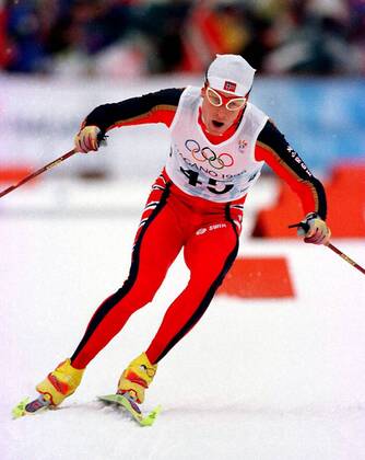 Björn Dählie (Norwegen) - (OLY98021402) Nordischer Skilauf OS Winter Herren Olympische Spiele Nagano 1998, Winterspiele, Ski Nordisch, Skisport, Skilanglauf, Langlauf Einzelbild Nagano Nordischer Skilauf OS Winter Herren Olympische Spiele Nagano 1998, Winterspiele, Ski Nordisch, Skisport, Skilanglauf, Langlauf Einzelbild Nagano