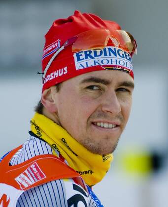 Michael Greis (Deutschland) Biathlon Herren Weltcup 2007 2008, Welt Cup, Worldcup, World, WC, 10km, 10 km, Kilometer, Sprint Porträt Ruhpolding Biathlon Herren Weltcup 2007 2008, Welt Cup, Worldcup, World, WC, 10km, 10 km, Kilometer, Sprint Porträt Ruhpolding