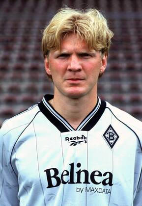 Stefan Effenberg (Borussia Mönchengladbach) Fußball 1. BL Herren Saison 1997 1998, Borussia Mönchengladbach, Präsentation, Pressetermin, Porträttermin Porträt Mönchengladbach Fußball 1. BL Herren Saison 1997 1998, Borussia Mönchengladbach, Präsentation, Pressetermin, Porträttermin Porträt Mönchengladbach