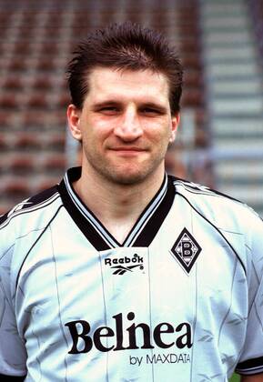 Thomas Kastenmaier (Borussia Mönchengladbach) Fußball 1. BL Herren Saison 1997 1998, Borussia Mönchengladbach, Präsentation, Pressetermin, Porträttermin Porträt Mönchengladbach Fußball 1. BL Herren Saison 1997 1998, Borussia Mönchengladbach, Präsentation, Pressetermin, Porträttermin Porträt Mönchengladbach