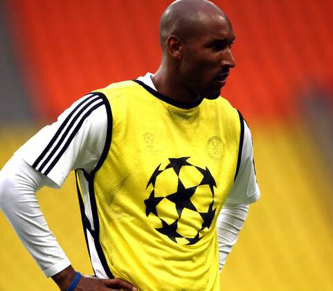 Nicolas Anelka (Chelsea) - Training -  Fußball EC 1 Herren Vorschau Champions League 2007 2008, Finale, Chelsea FC London, Training Einzelbild Moskau Fußball EC 1 Herren Vorschau Champions League 2007 2008, Finale, Chelsea FC London, Training Einzelbild Moskau