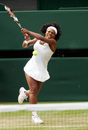 Serena Williams (USA) Tennis Damen All England Championship 2008, Grand Slam, WTA Tour Einzelbild Wimbledon London