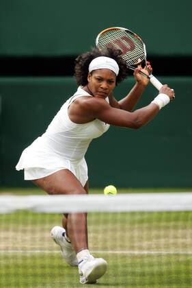 Serena Williams (USA) Tennis Damen All England Championship 2008, Grand Slam, WTA Tour Einzelbild Wimbledon London